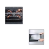 תנור משולב כיריים דגם DELONGHI PRO966MX	- זכוכית דלת נשלפת
