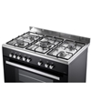 תנור משולב כיריים דגם DELONGHI DEMA965 -	מבט על/צד