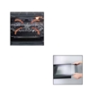 תנור משולב כיריים בעיצוב וינטג' דגם DELONGHI PEMA965C	- זכוכית נשלפת