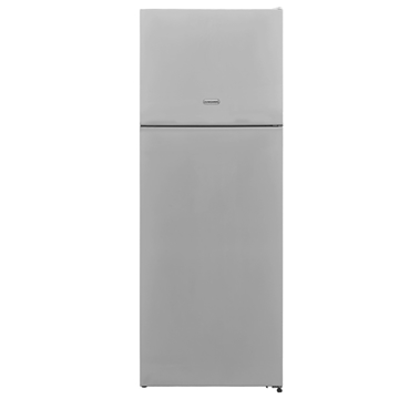 מקרר כסוף 2 דלתות מקפיא עליון CROWN CR473S