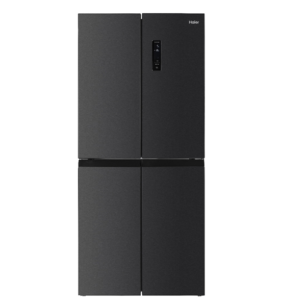 מקרר 4 דלתות האייר נירוסטה מושחרת דגם HAIER HRF4494BXR