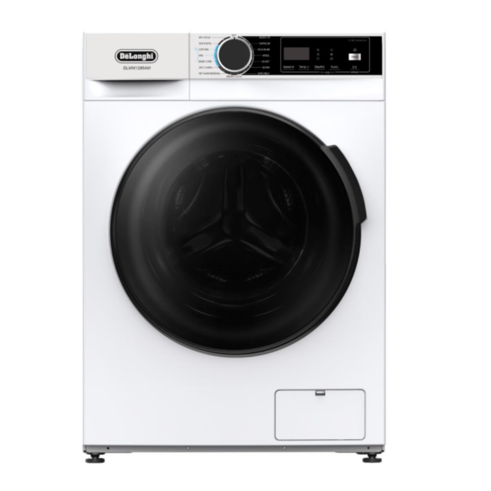 מכונת כביסה DeLonghi DLWM1295AW 12 ק״ג 1400 סל״ד לבנה